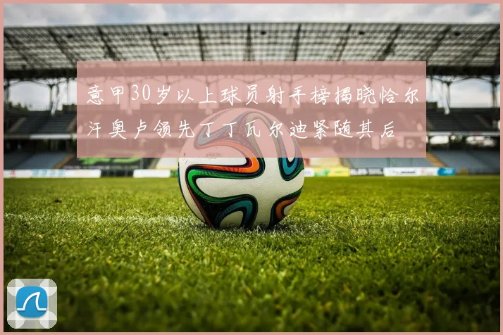 意甲30岁以上球员射手榜揭晓恰尔汗奥卢领先丁丁瓦尔迪紧随其后