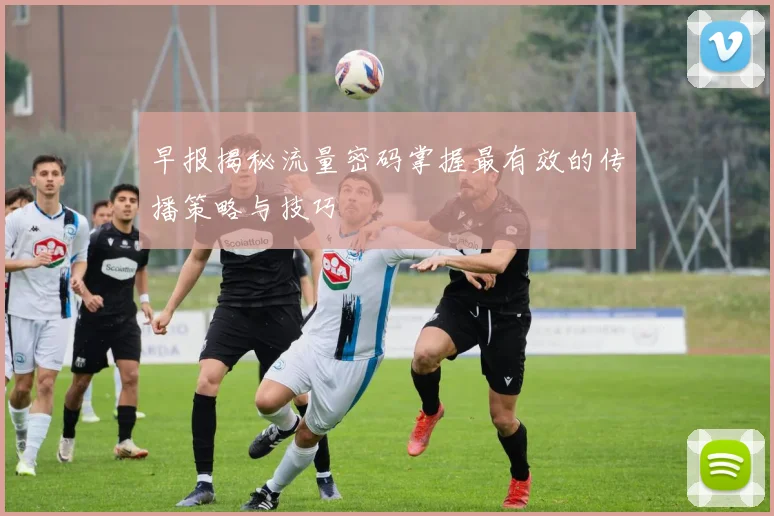 早报揭秘流量密码掌握最有效的传播策略与技巧